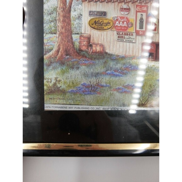 SCAFA-TORNABENE Art Publishing Co. "Coca-Cola" Framed Litho Prints - Set Of 2 - Picture 5 of 7